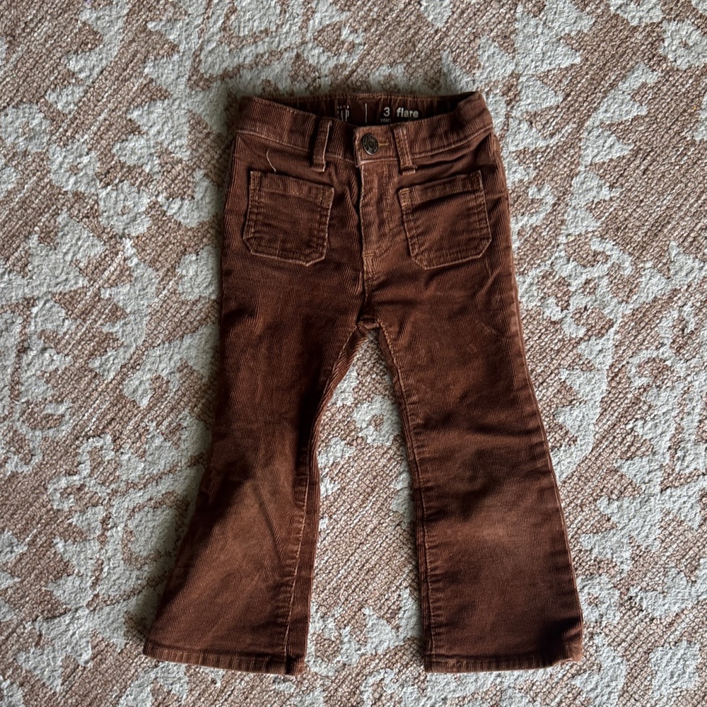 BABY GAP Kids Brown Flare 3T flare boys cords